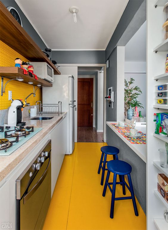 cozinha amarela