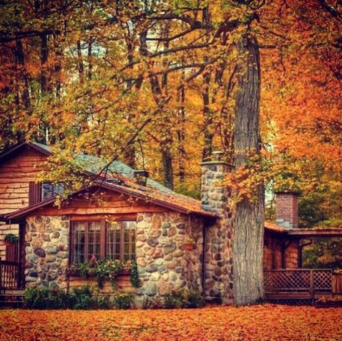 casa de campo outono