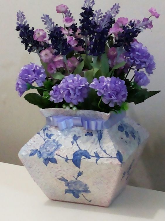 vaso para flores