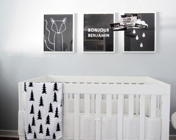 Quadros modernos para quarto de bebe