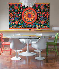 quadros coloridos para sala de jantar