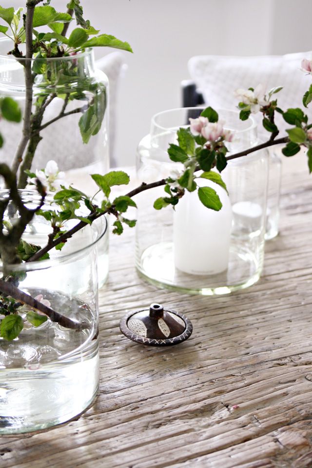 Vasos de vidro para mesa