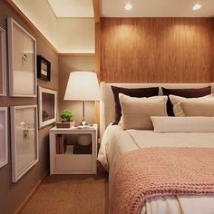 quartos lindos de casal com madeira