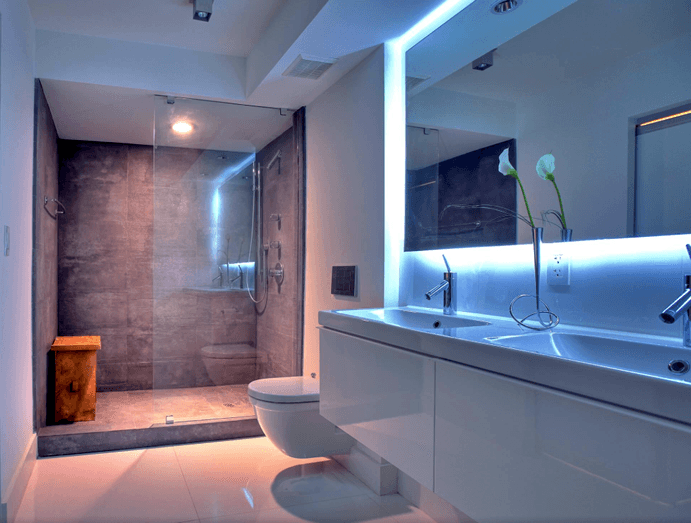 Banheiros de casas modernas
