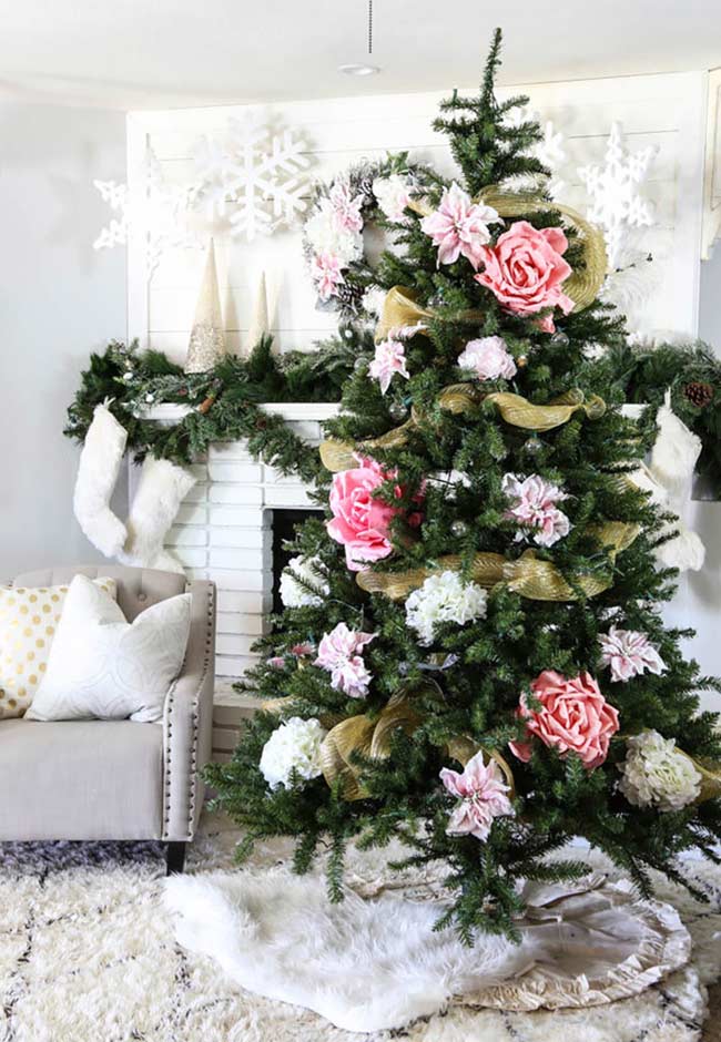 árvore de Natal decorada