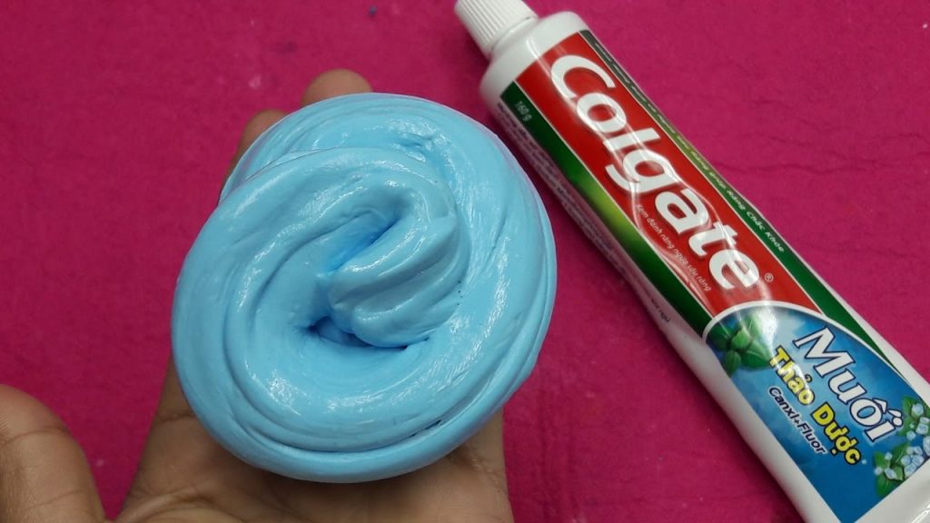 Como fazer slime com pasta de dente
