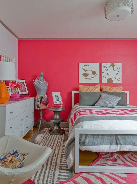 Decoração rosa no seu quarto