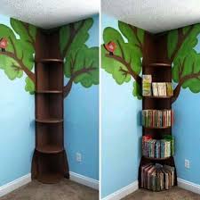 Prateleira para livros quarto infantil em árvore