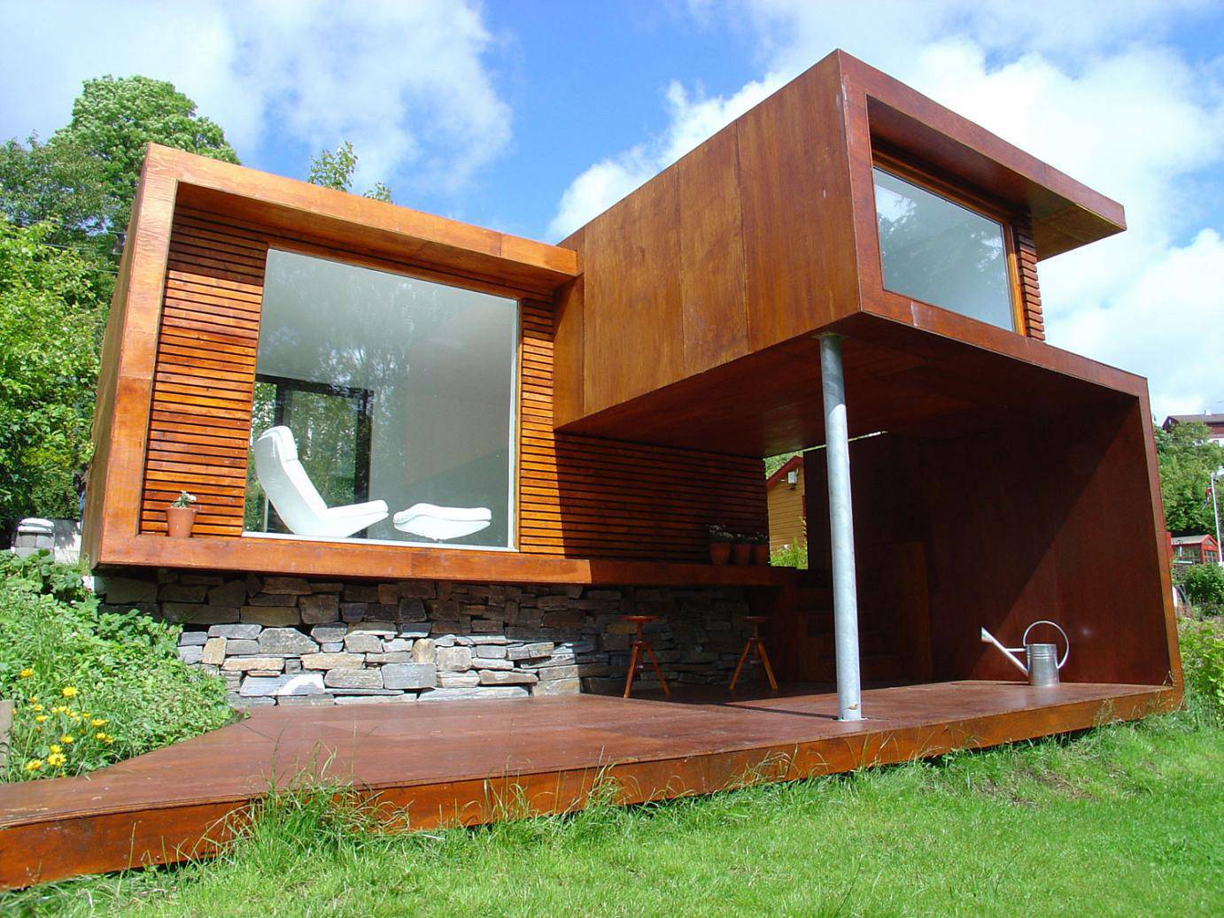 Casas modernas de madeira