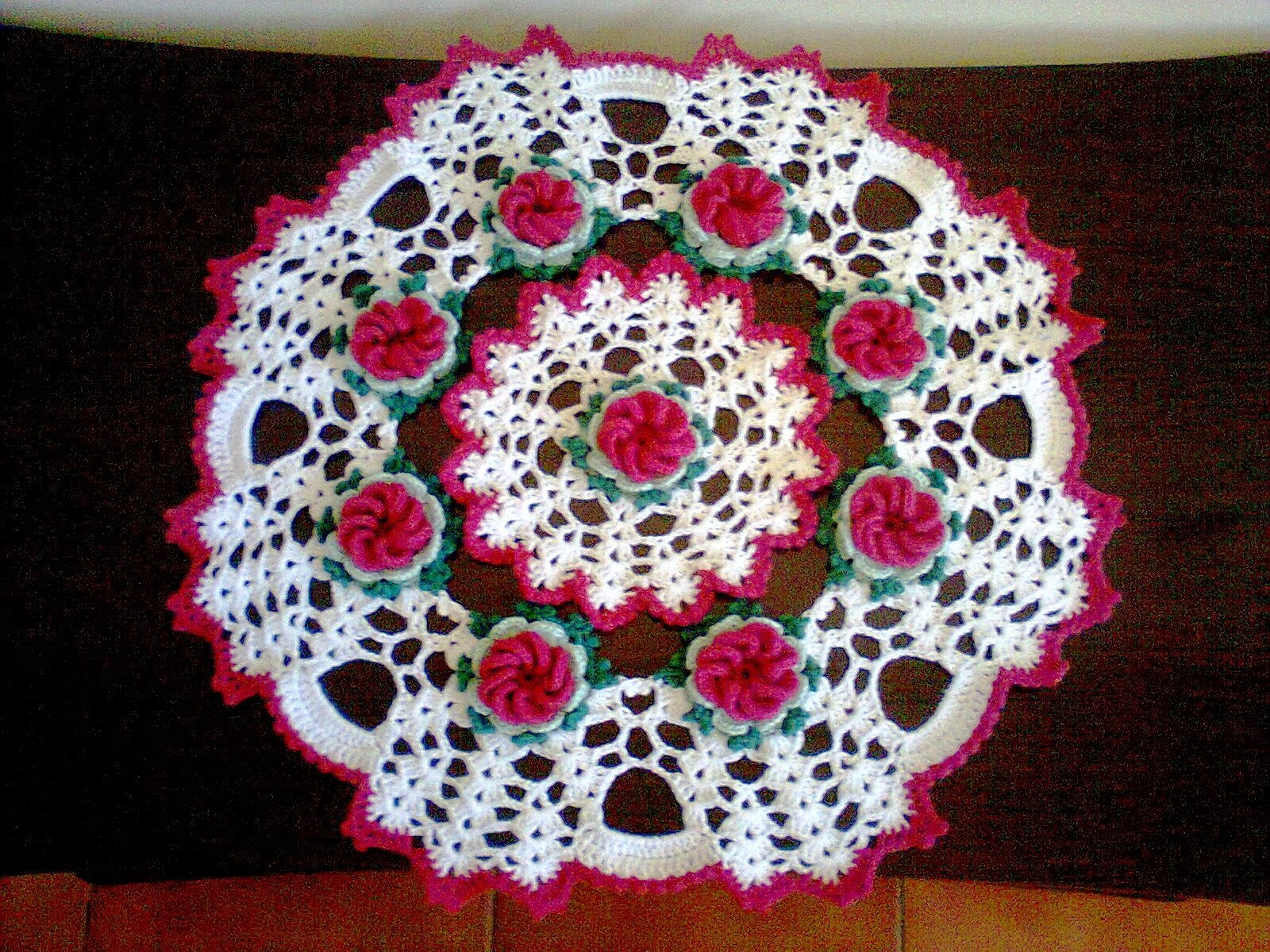 espiral usada para fazer flores de crochê em forma de caracol