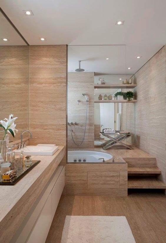 Banheiro Com Banheira - Veja Mais de 100 Modelos Lindos