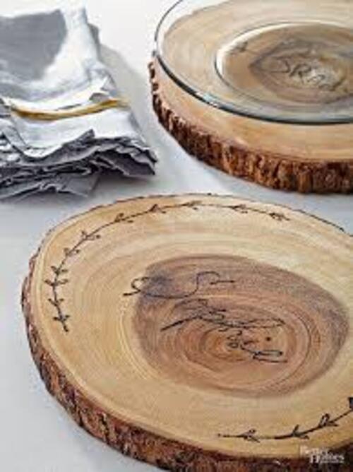 Suporte para pratos para cozijnha feito de madeira
